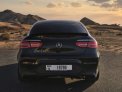 Black Mercedes Benz AMG GLC 63S Coupe 2018 for rent in Abu Dhabi 6
